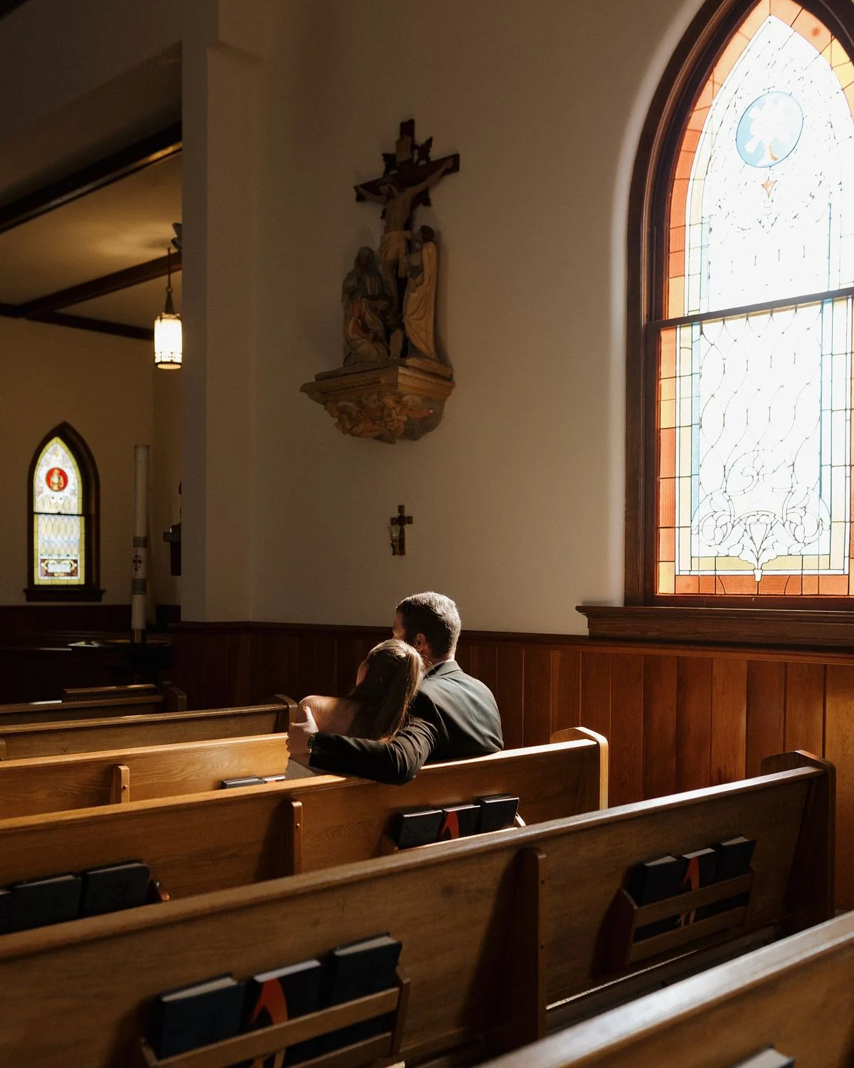 Couple in church